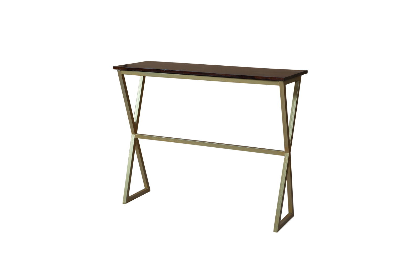 Iron & Wood Console Table For Living Room - Furnishiaa -  - 