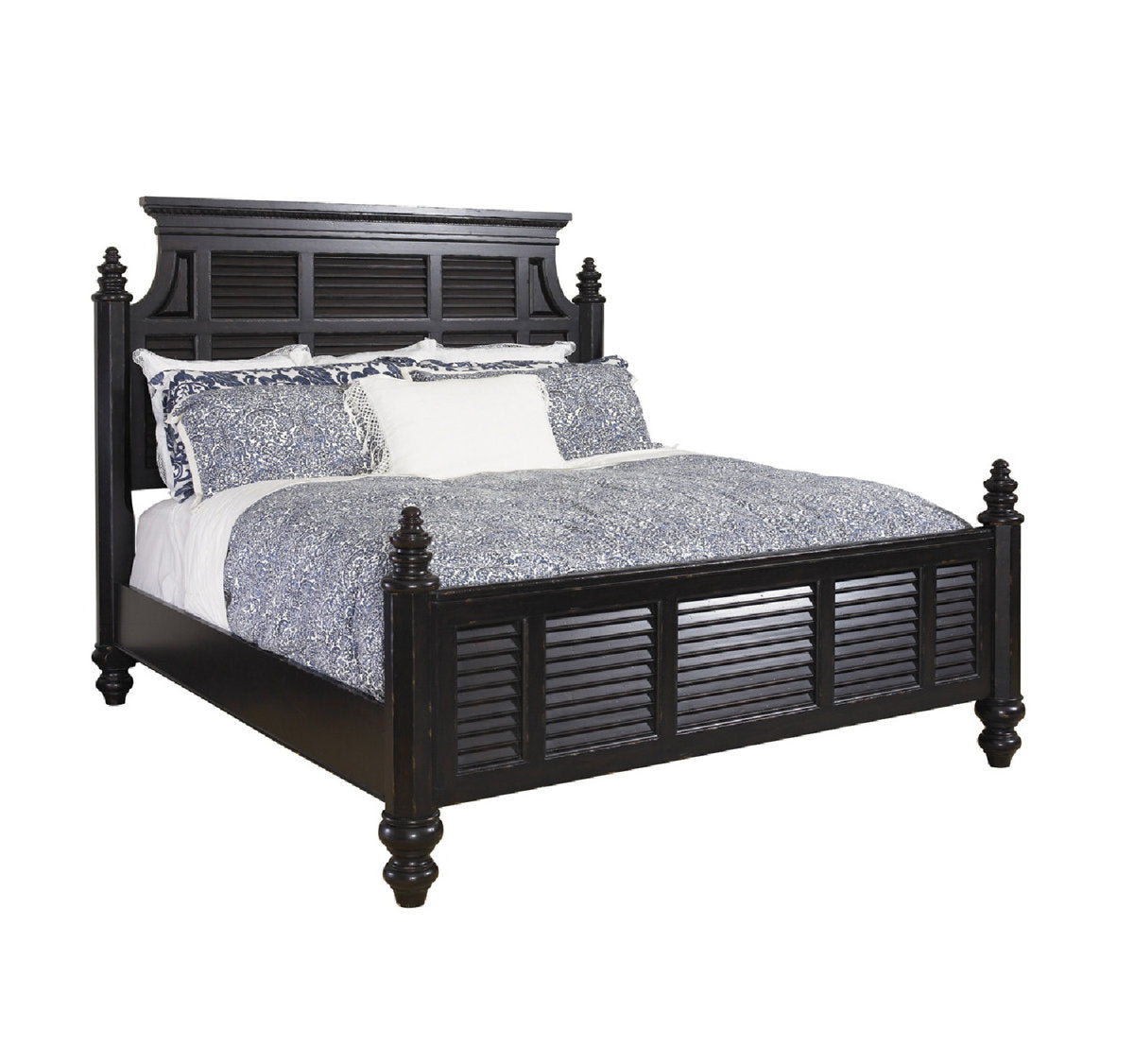 Furnishaa Elegant Wooden Panel Bed