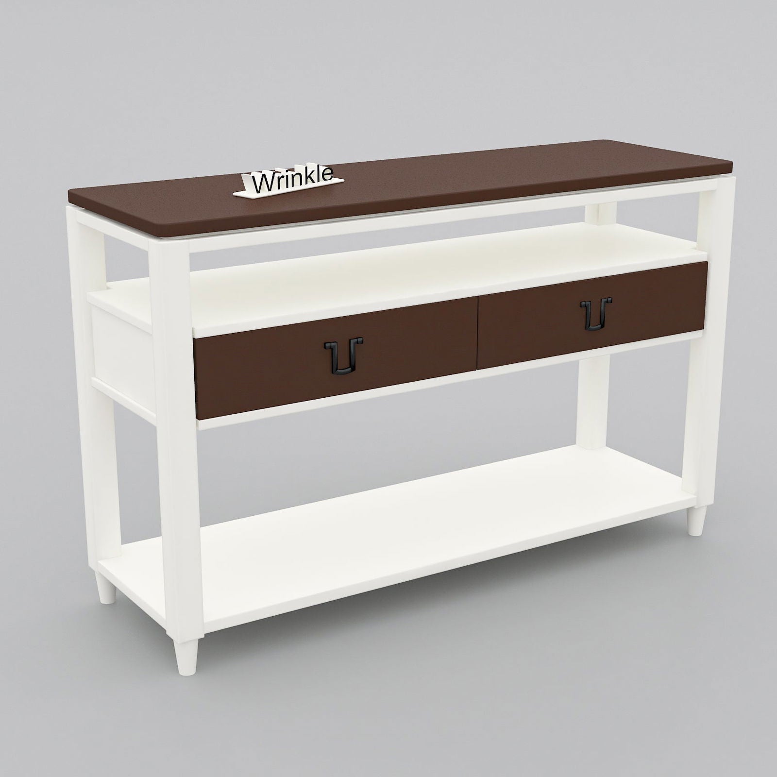 Latest White Solid Sheesham Wood Console Table (Walnut) - Furnishiaa -  - 