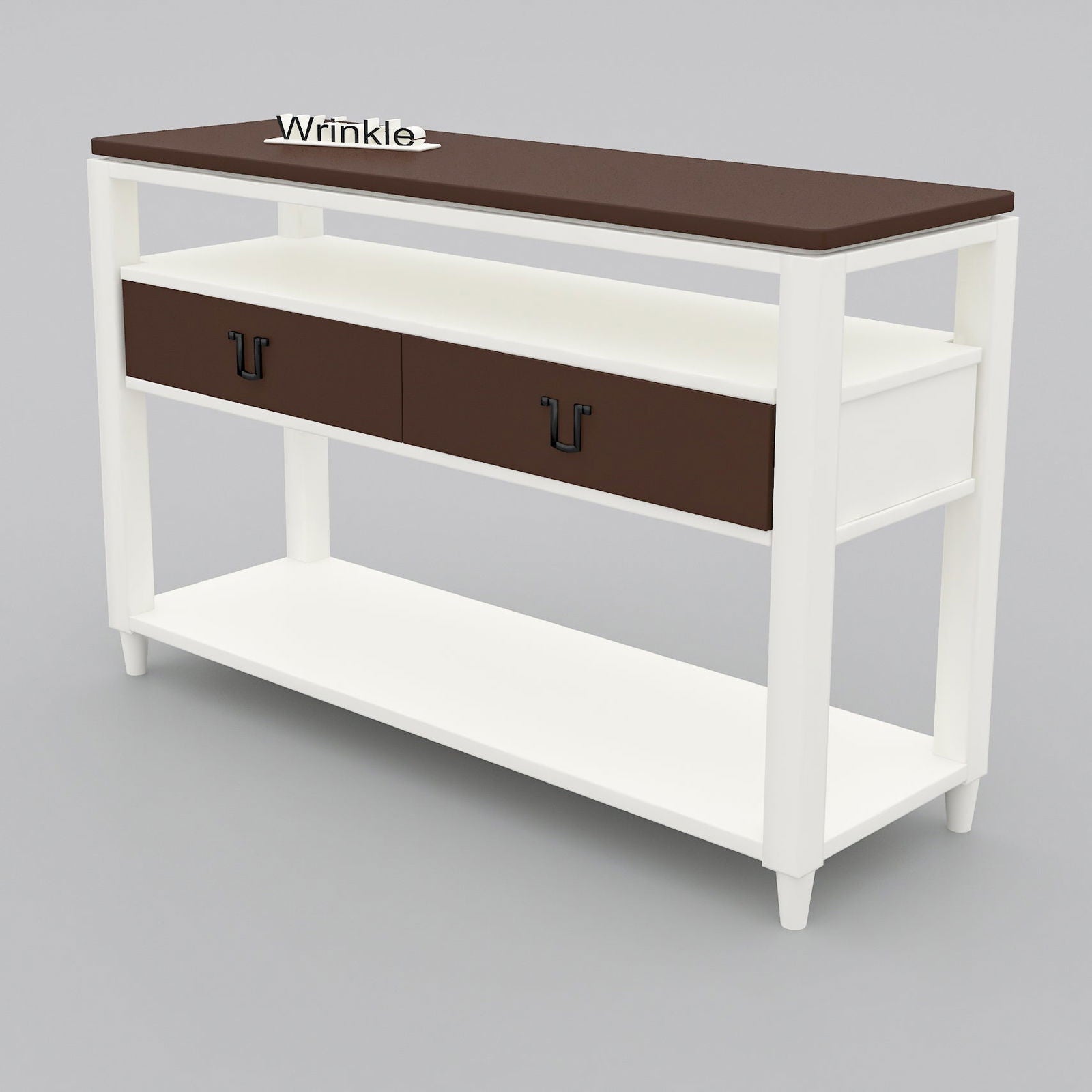 Latest White Solid Sheesham Wood Console Table (Walnut) - Furnishiaa -  - 