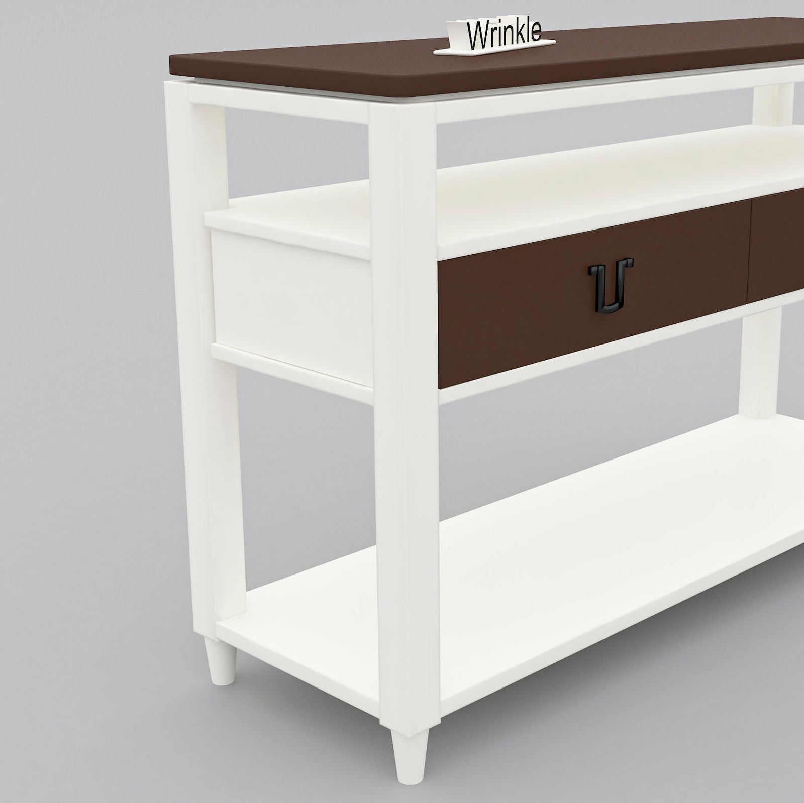 Latest White Solid Sheesham Wood Console Table (Walnut) - Furnishiaa -  - 