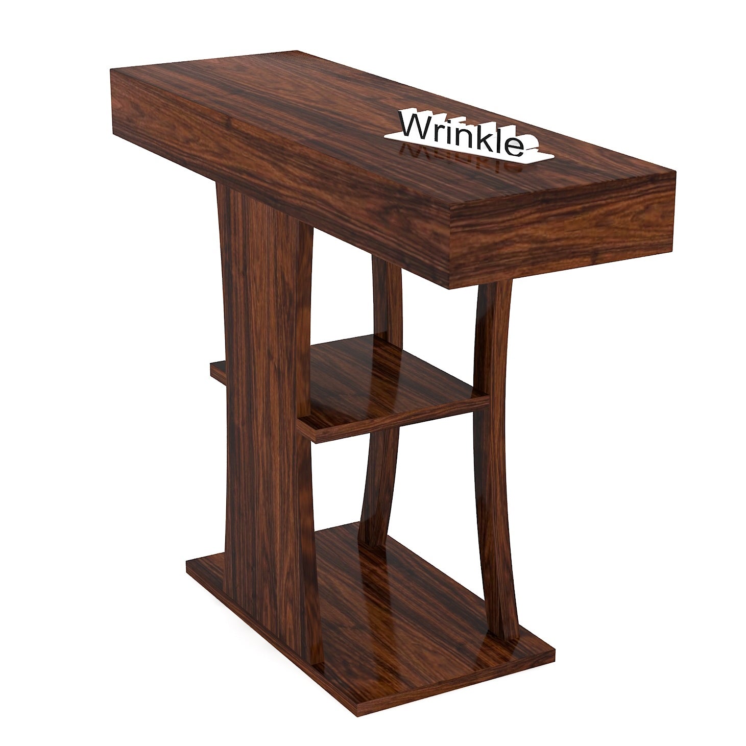 Luxurious Console Table In Solid Sheesham With Walnut finish - Furnishiaa -  - 