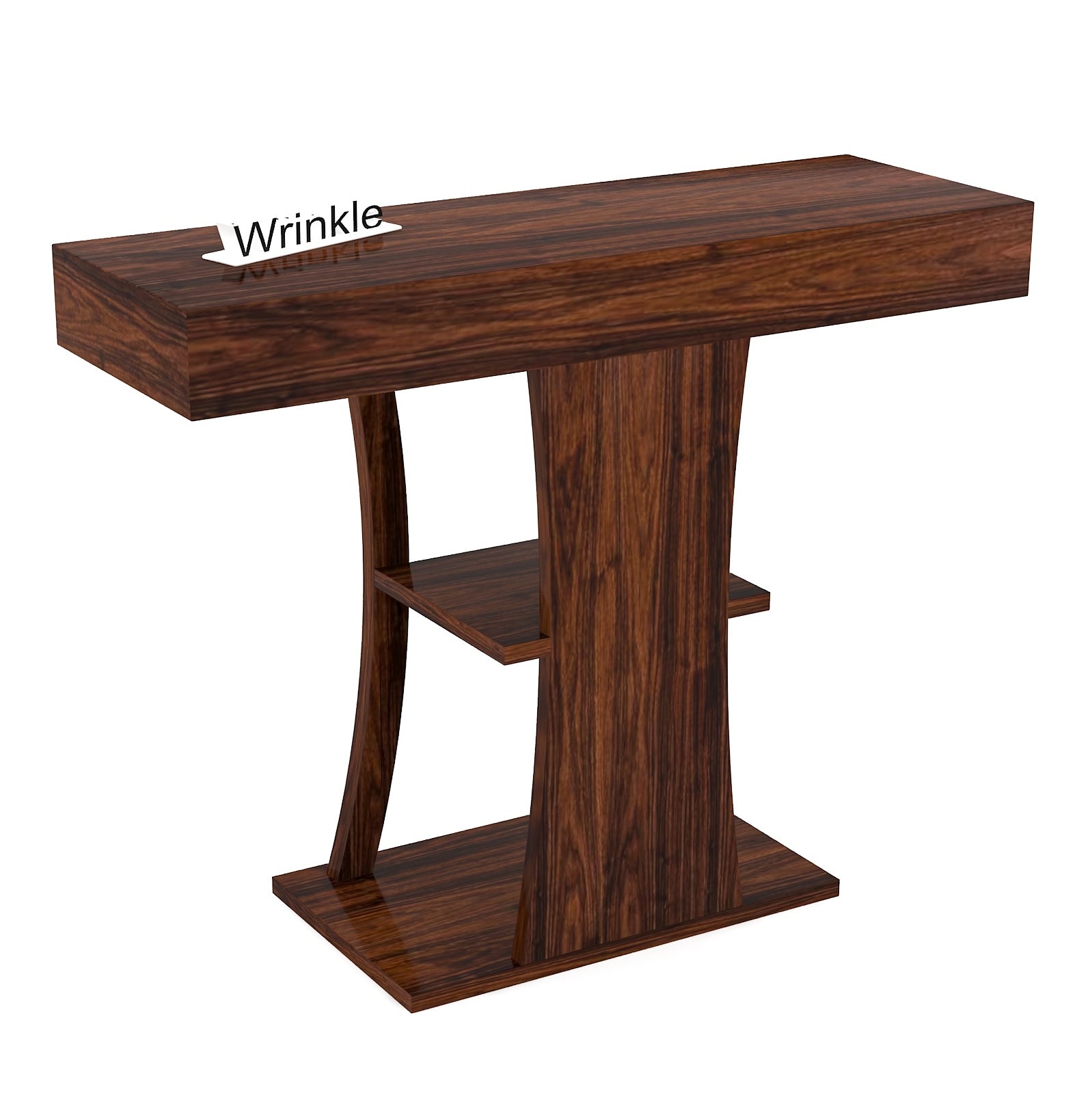 Luxurious Console Table In Solid Sheesham With Walnut finish - Furnishiaa -  - 