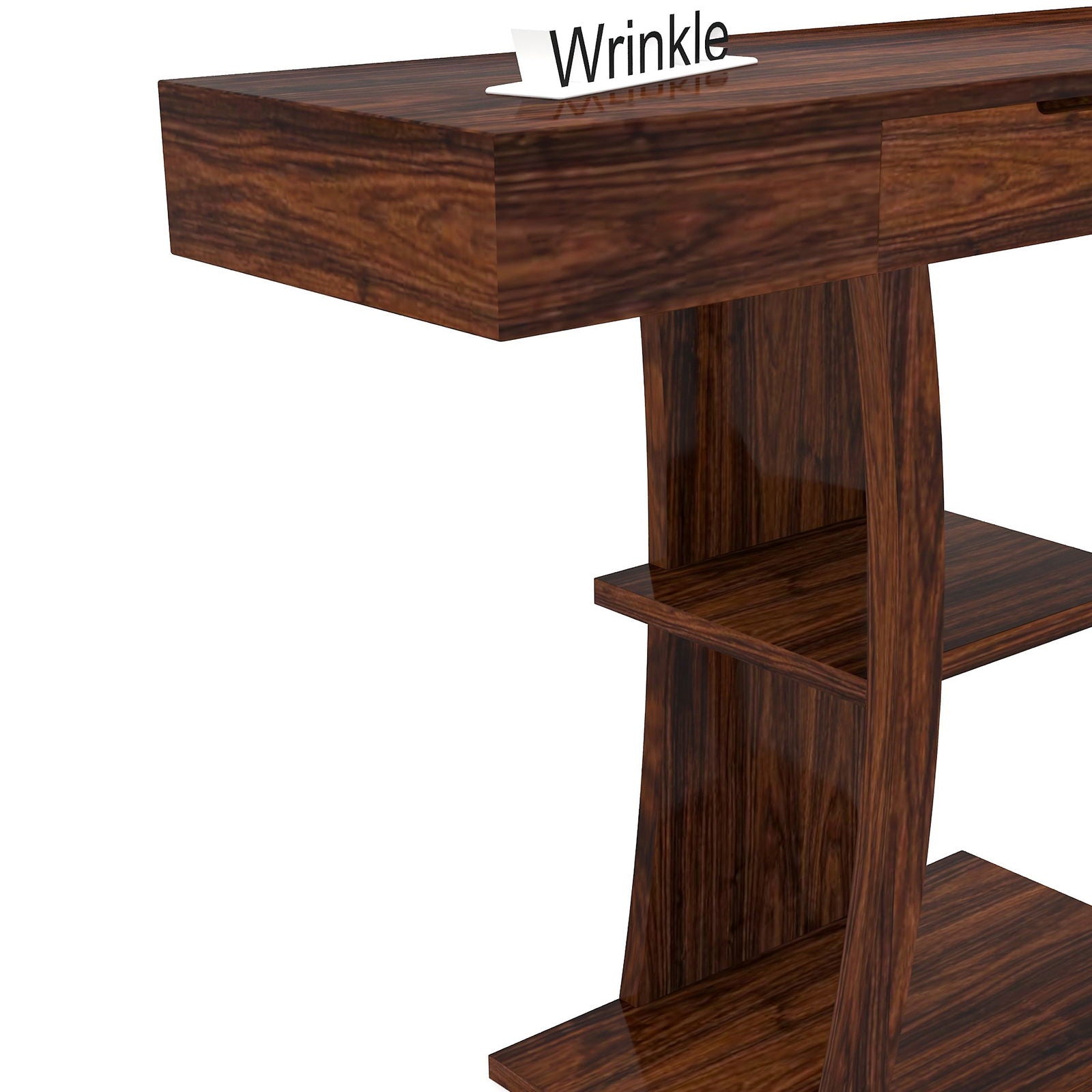 Luxurious Console Table In Solid Sheesham With Walnut finish - Furnishiaa -  - 