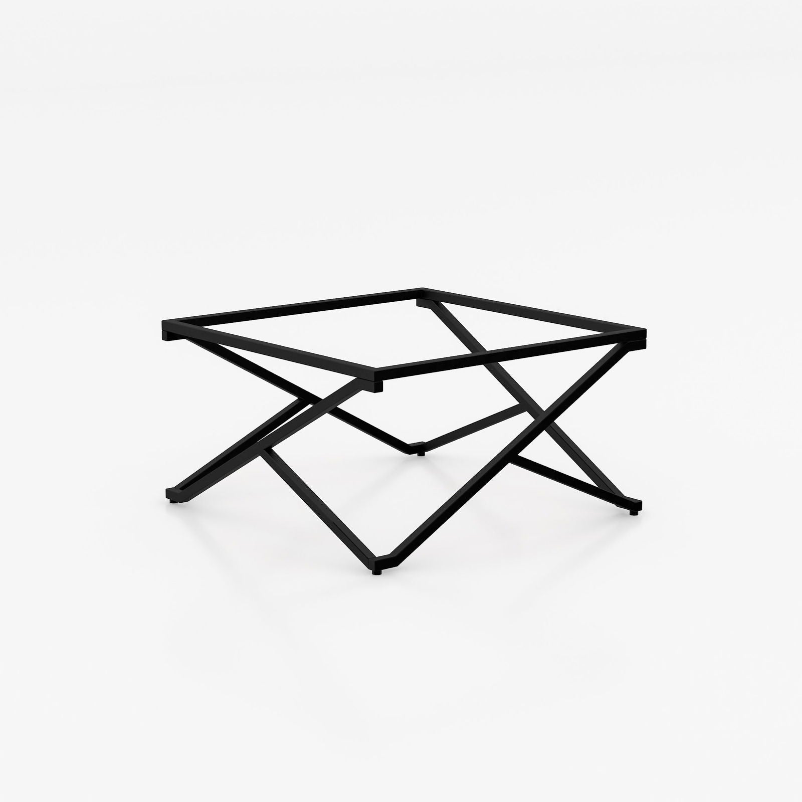 Luxurious Metal  Coffee Table Walnut Top in Sheesham Wood - Furnishiaa -  - 