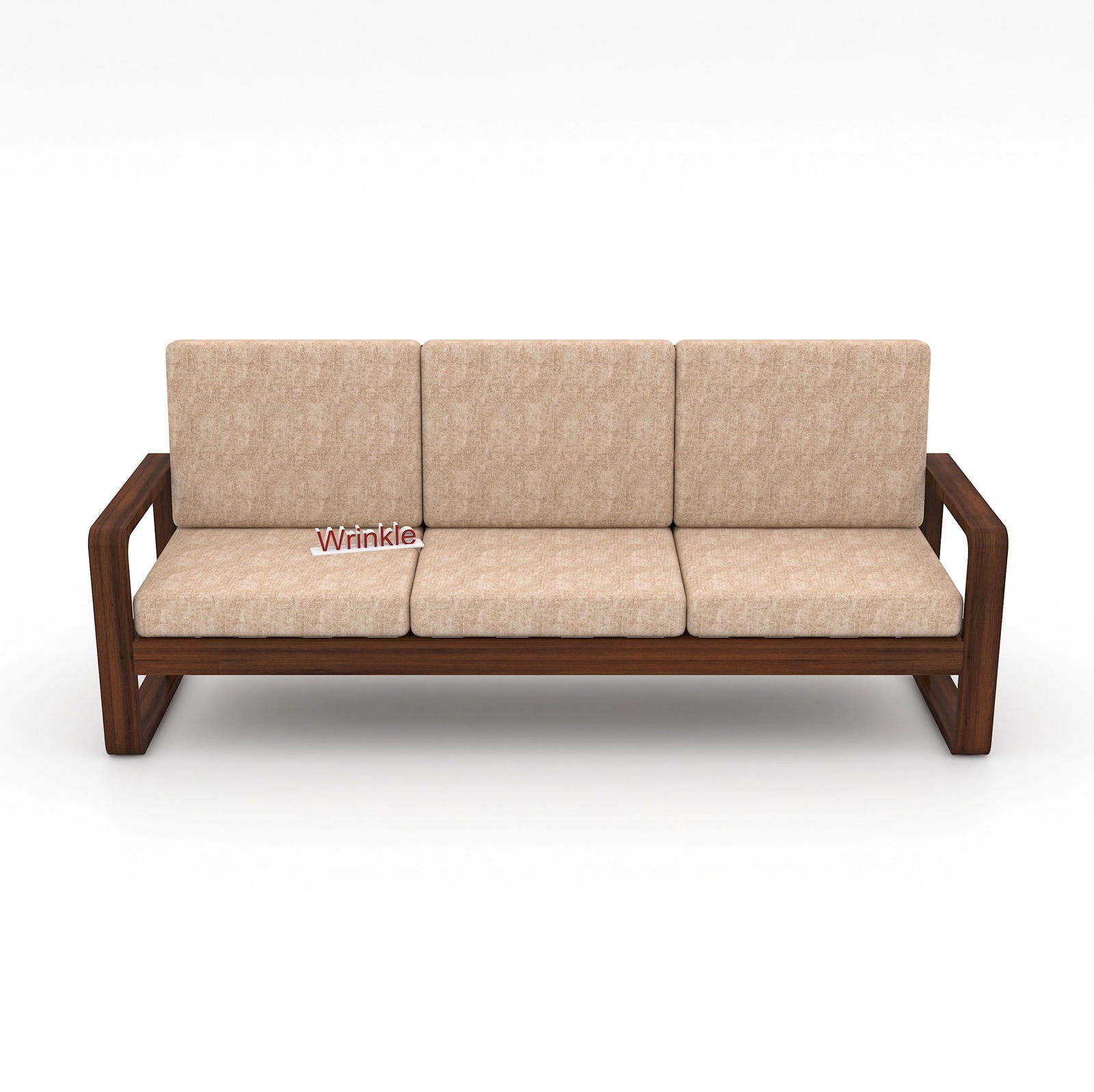 Luxurious Solid Sheesham Wood 5 Seater Sofa Set, ALong with Center Table, Walnut - Furnishiaa -  - 