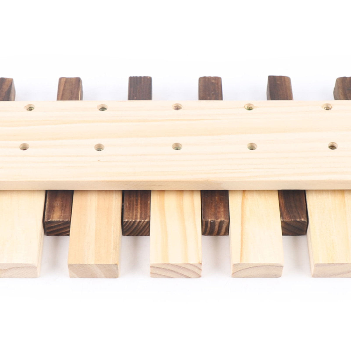 Furnishiaa Modern Wall-Mounted Coat Rack with Wooden Panel & Hooks