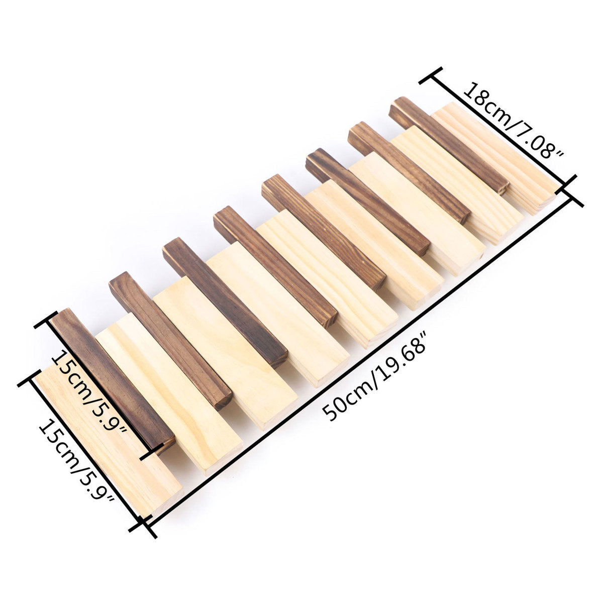 Furnishiaa Modern Wall-Mounted Coat Rack with Wooden Panel & Hooks