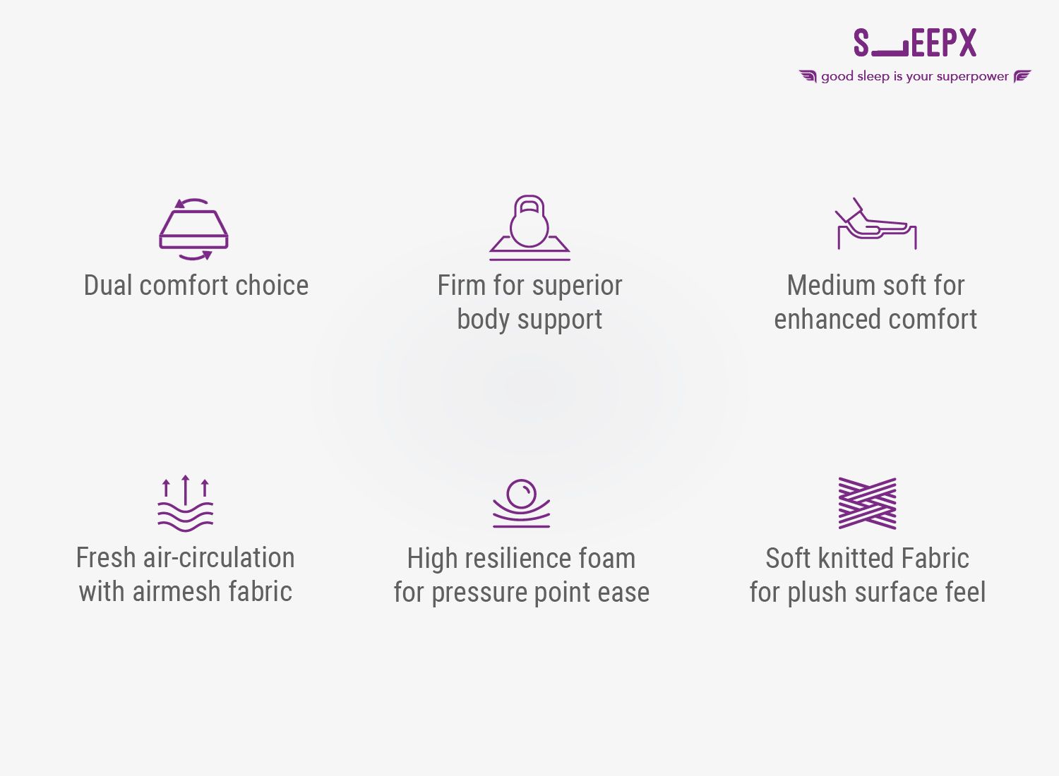 Medium Soft And Hard Dual Comfort Mattress - Furnishiaa -  - 