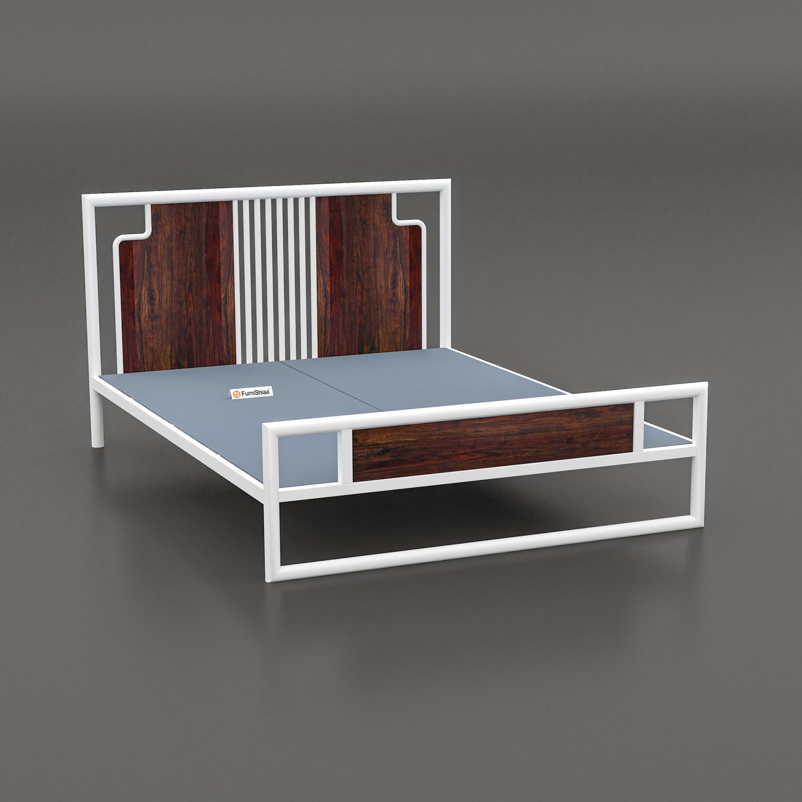 MetalCraft Beautiful Modern Design Iron Bed - Furnishiaa -  - 