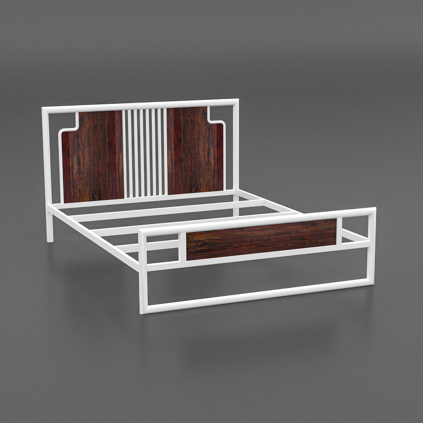 MetalCraft Beautiful Modern Design Iron Bed - Furnishiaa -  - 