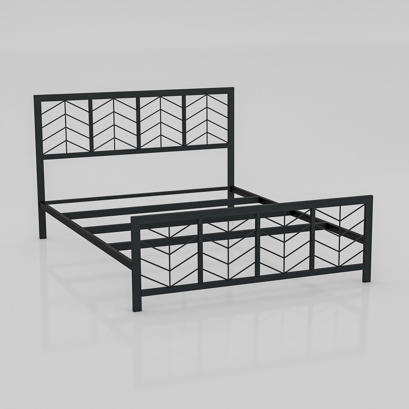 MetalCraft Minimalistic Iron Bed - Furnishiaa -  - 