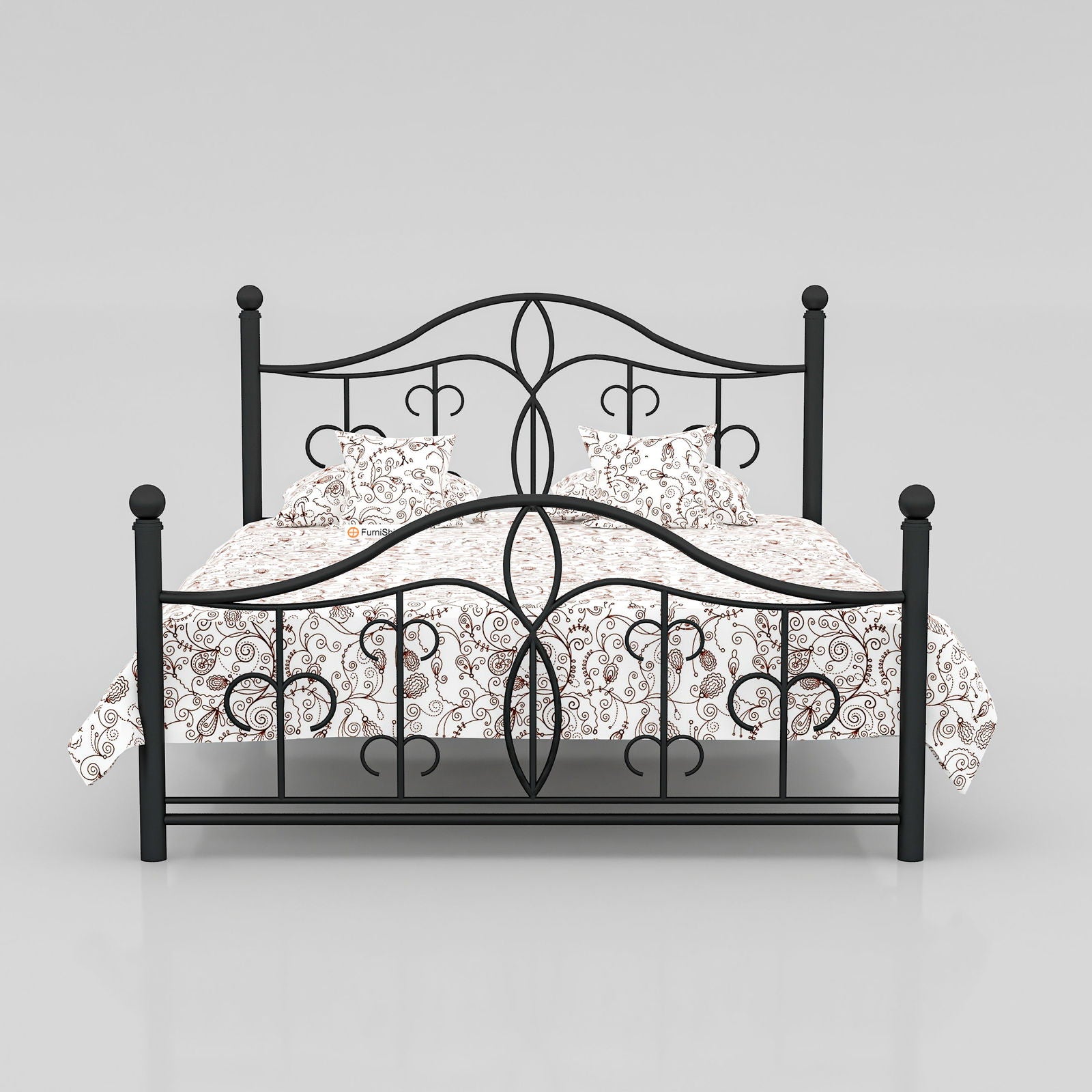 MetalCraft Splendid Look Iron Bed - Furnishiaa -  - 
