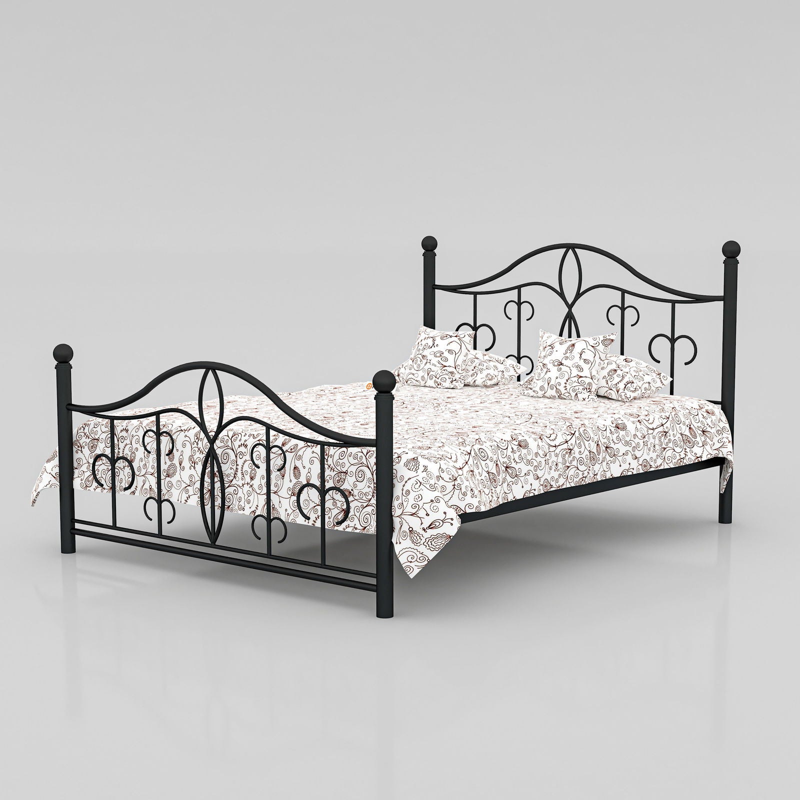 MetalCraft Splendid Look Iron Bed - Furnishiaa -  - 