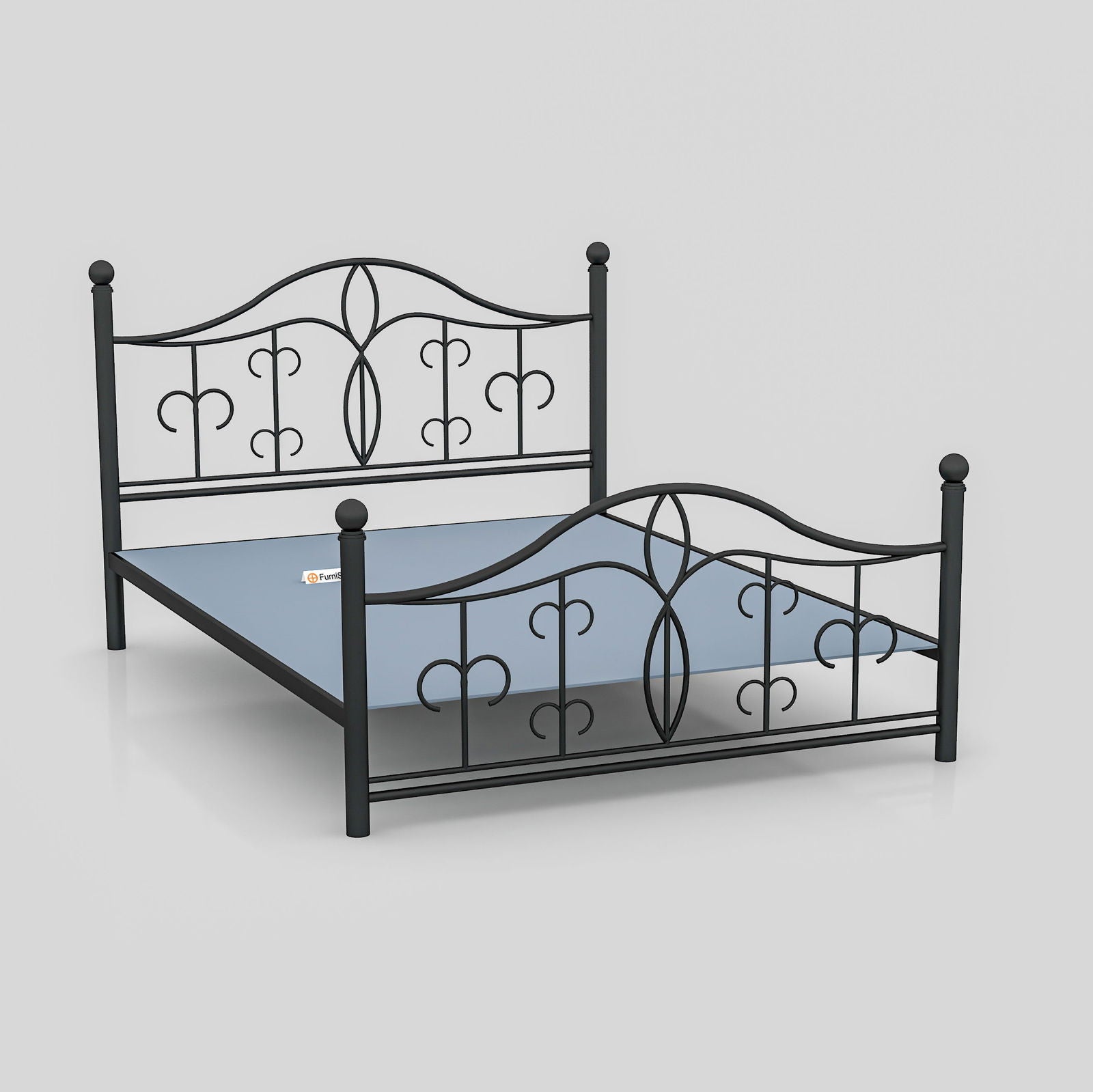 MetalCraft Splendid Look Iron Bed - Furnishiaa -  - 