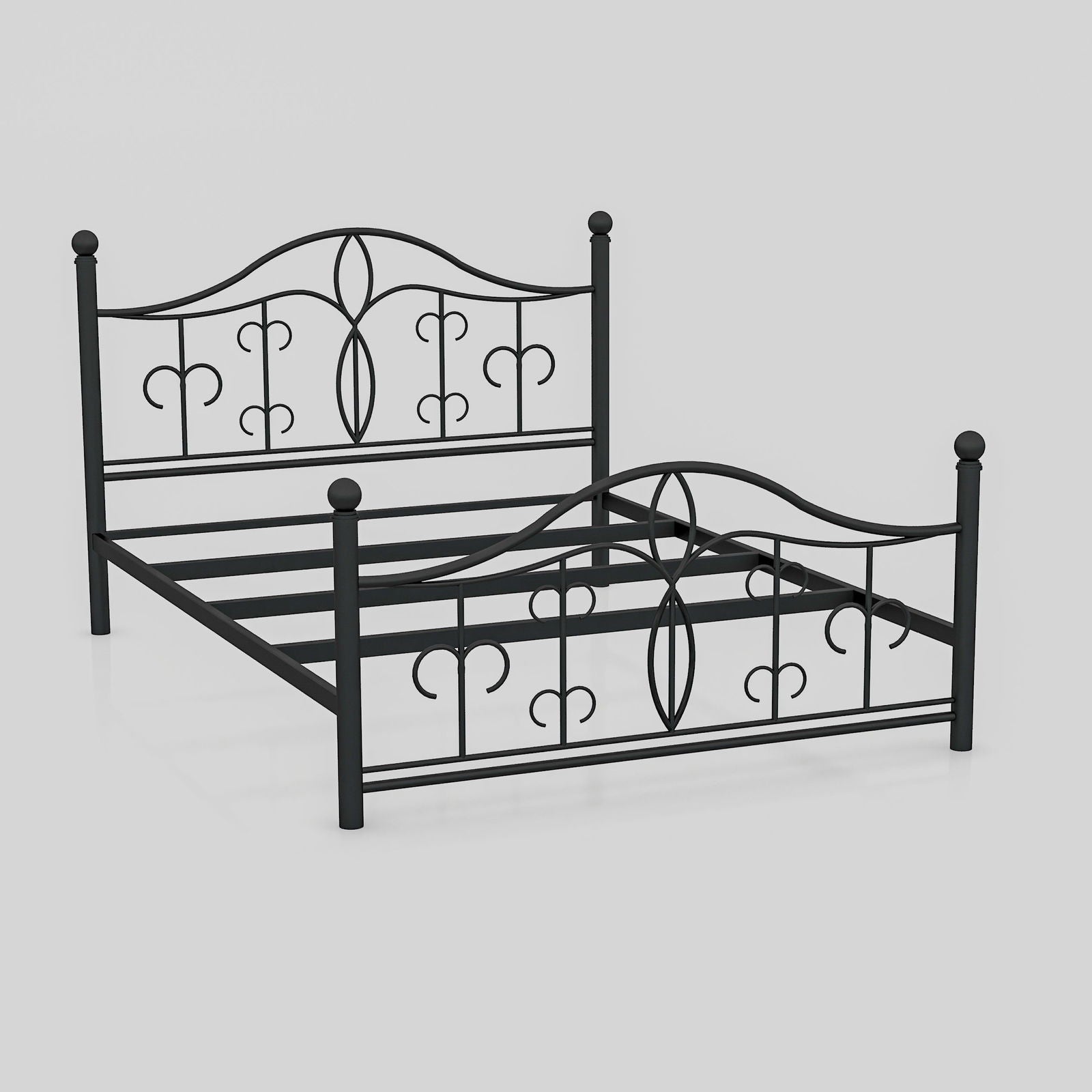 MetalCraft Splendid Look Iron Bed - Furnishiaa -  - 