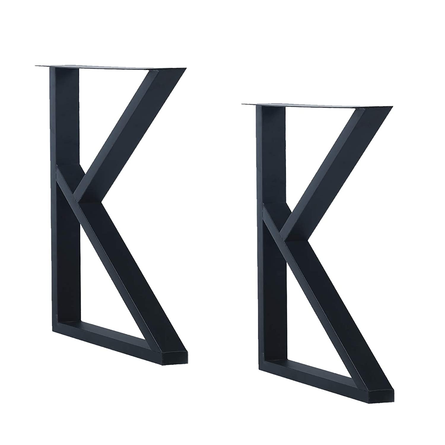 Metal Iron Legs K Shaped For Coffee table and study table Set of 2 - Furnishiaa -  - 