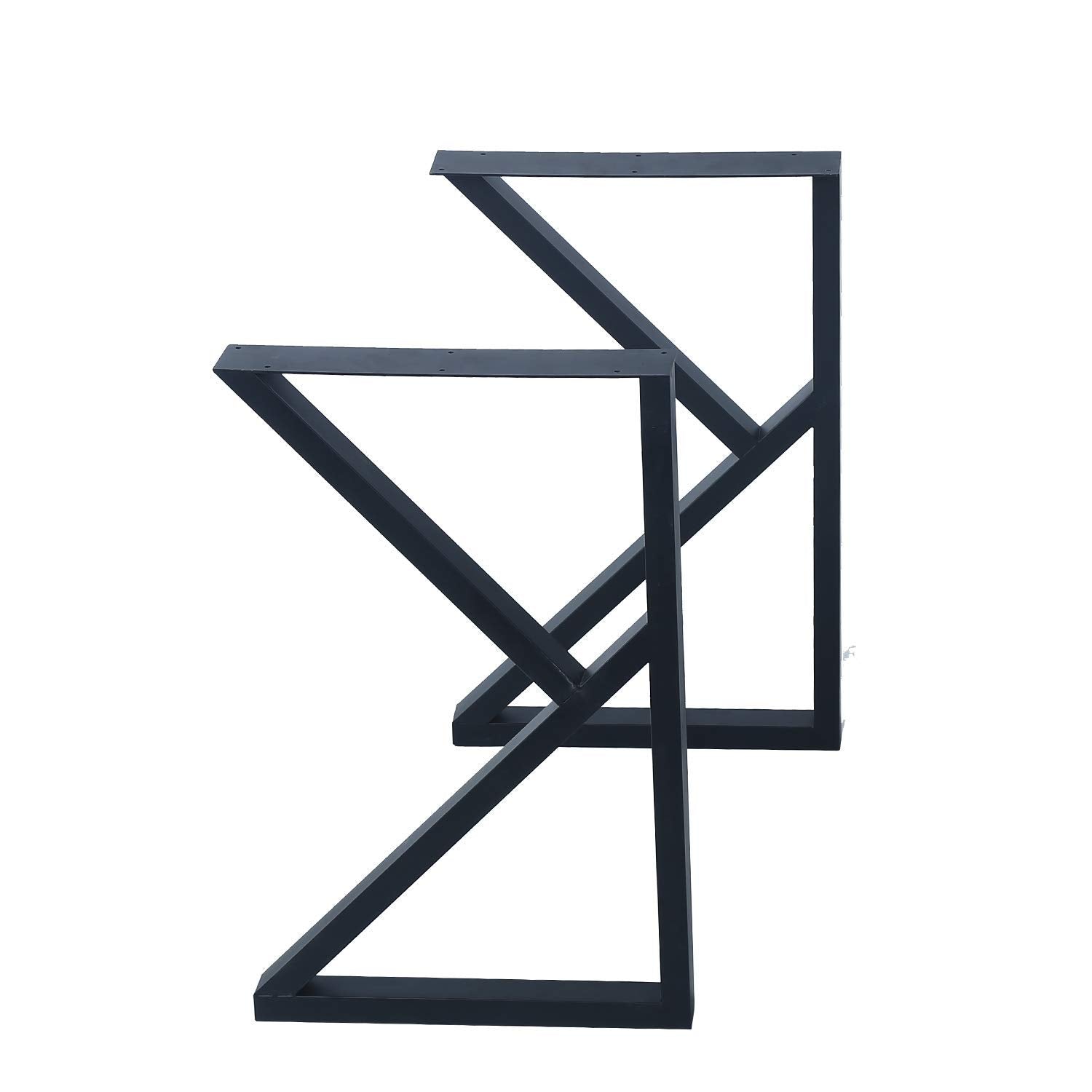 Metal Iron Legs K Shaped For Coffee table and study table Set of 2 - Furnishiaa -  - 