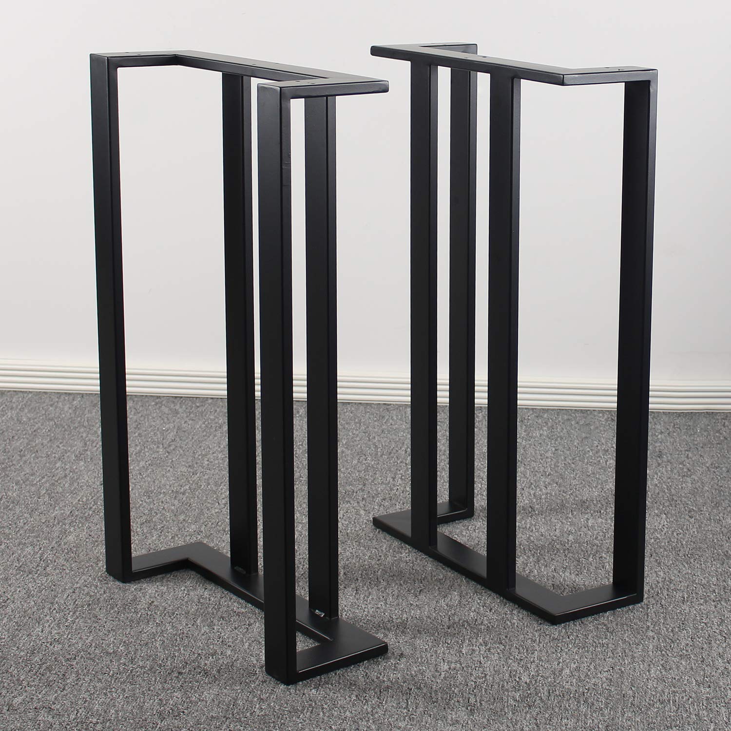 Metal Legs Iron Table Legs C Shaped Furniture Legs Set of 2 Computer and Study Desk - Furnishiaa -  - 