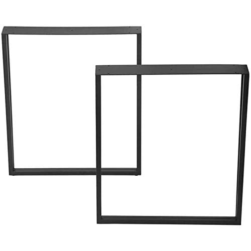 Metal Legs Set of 2 Square Tube for Table Computer and Study Desk - Furnishiaa -  - 