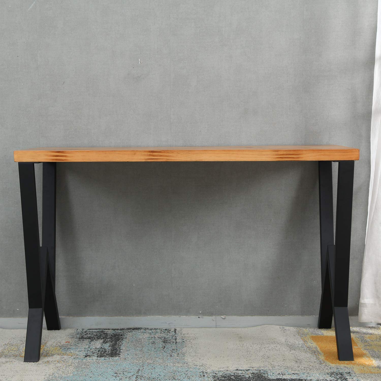 Metal Legs Set of Square Tube W Shape for Table Computer and Study Desk - Furnishiaa -  - 