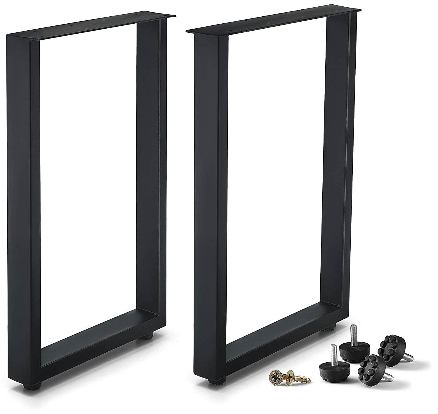 Metal Legs Set of Square Tube for Table Computer and Study Desk - Furnishiaa -  - 