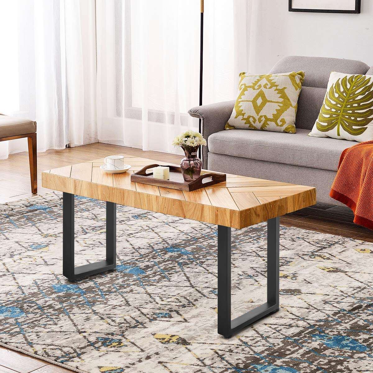 Metal Legs Set of Square Tube for Table Computer and Study Desk - Furnishiaa -  - 