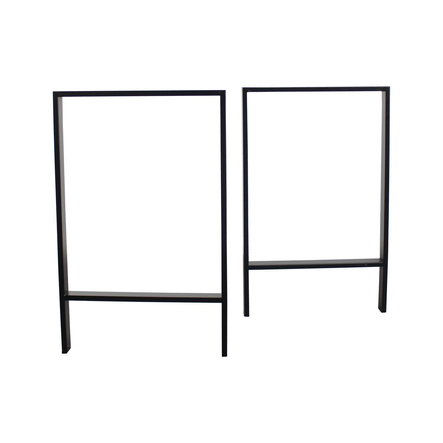 Metal Legs Set of Square Tube for Table Computer and Study Desk - Furnishiaa -  - 