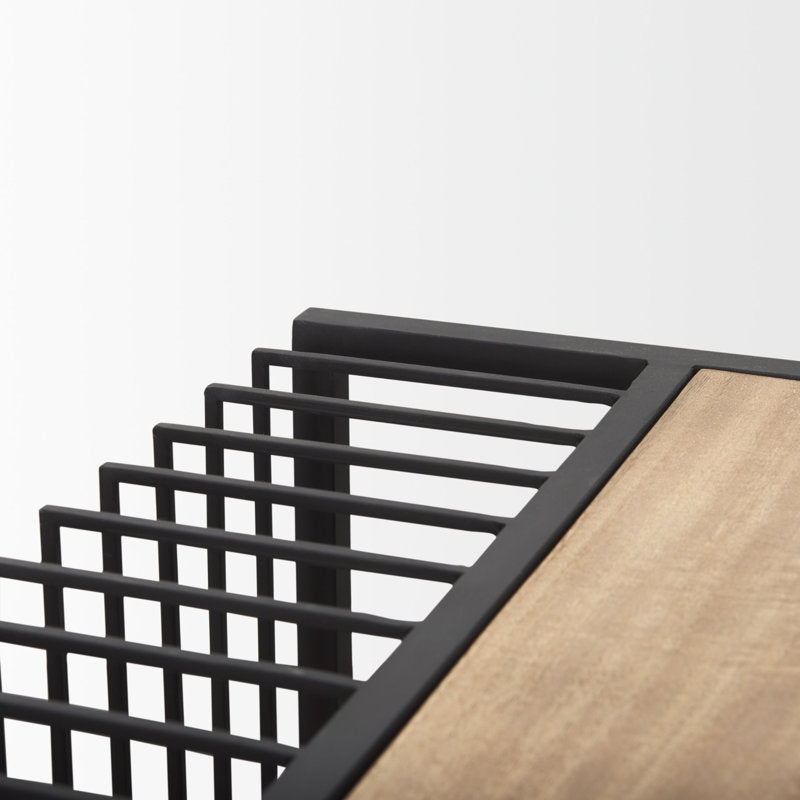 Metal & Solid Wood Nesting Table - Furnishiaa -  - 