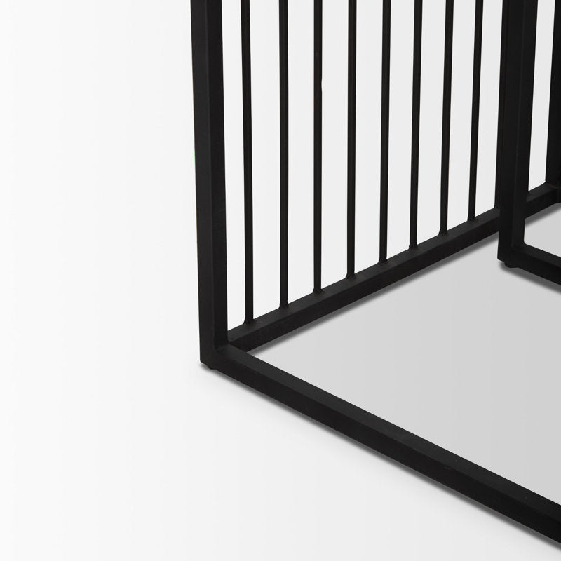 Metal & Solid Wood Nesting Table - Furnishiaa -  - 