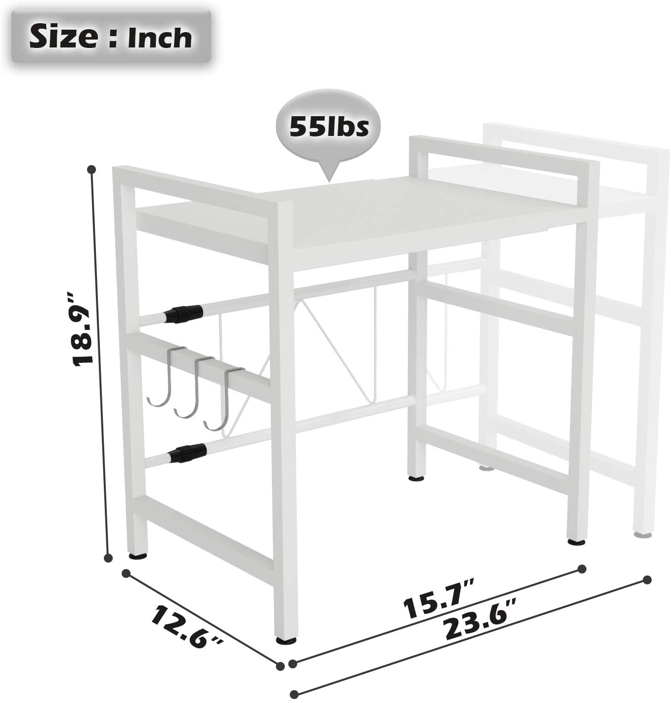 Microwave Oven Rack Shelf - Furnishiaa -  - 