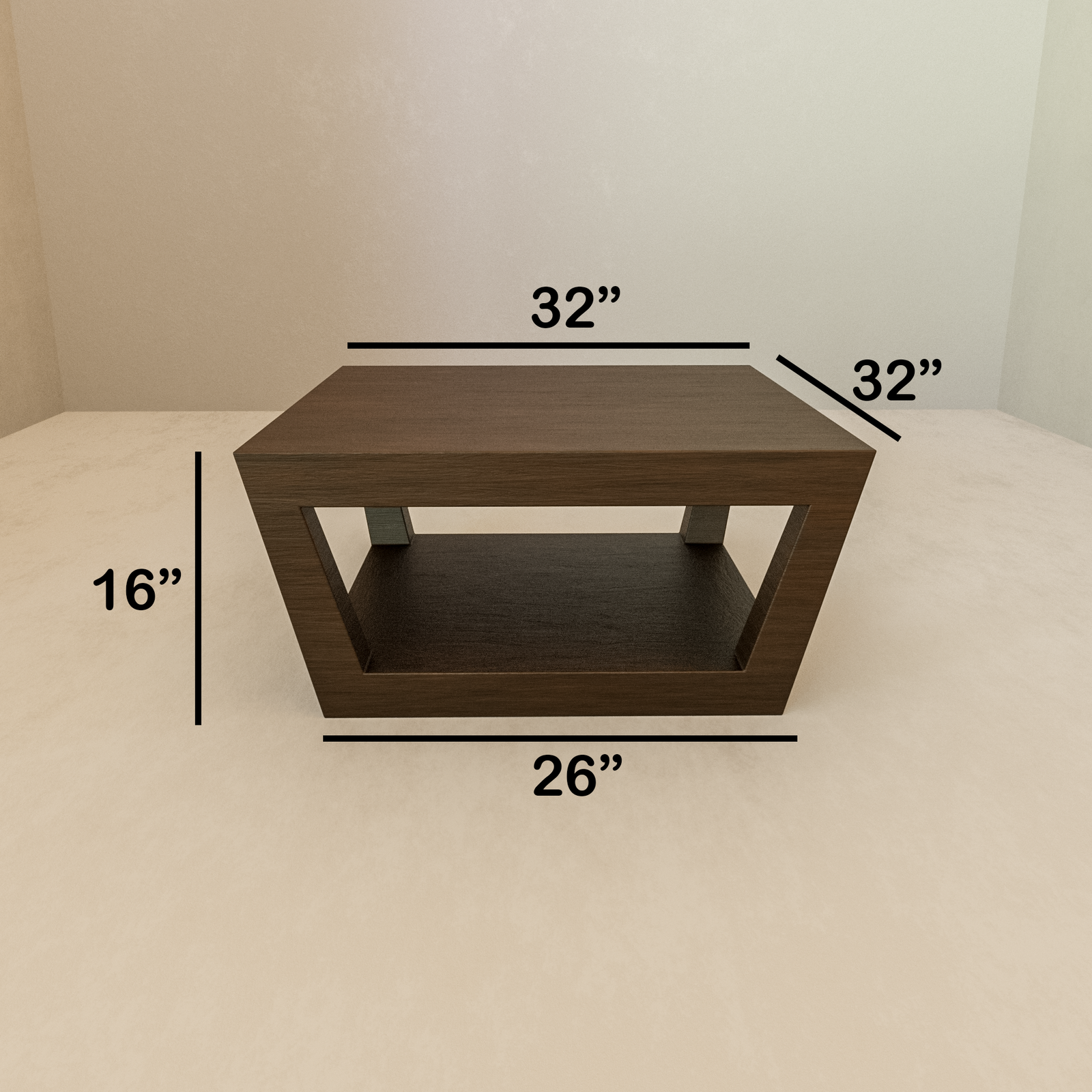 New Stylish Modern Coffee Table (Solid Sheesham Wood) - Furnishiaa -  - 