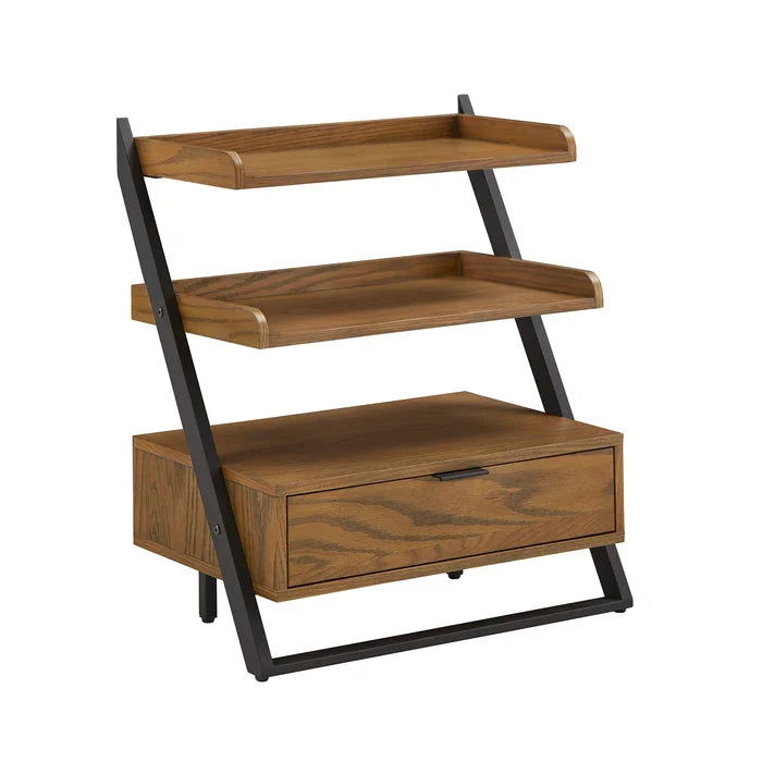 NightCraft Modern 3 Stack Bedside Table - Furnishiaa -  - 