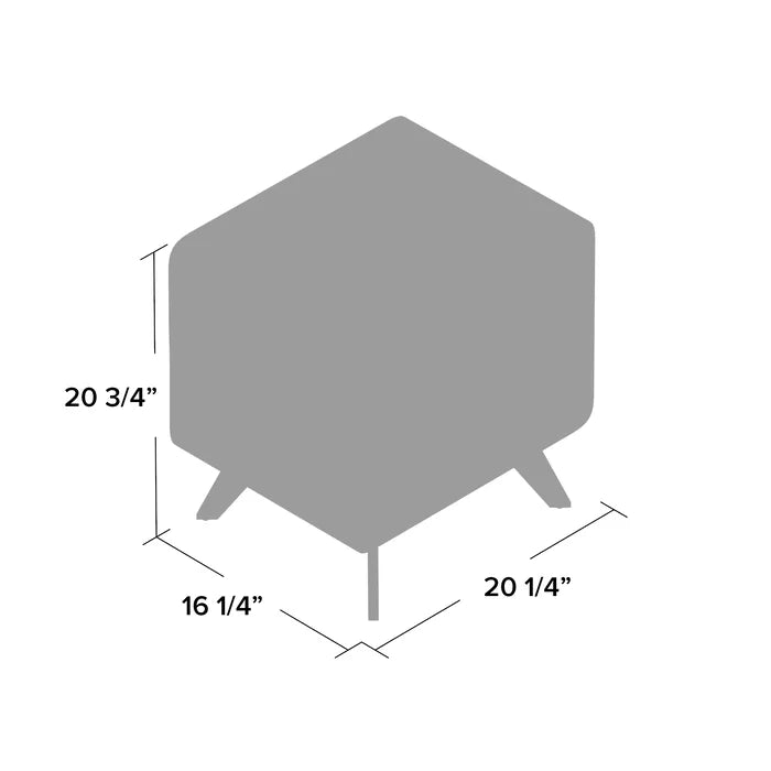 NightCraft Rounded Box Bedside Table - Furnishiaa -  - 