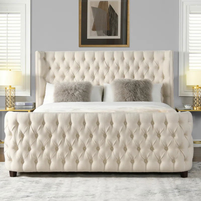 NightCraft Royal Luxury Upholstered Bed - Furnishiaa -  - 
