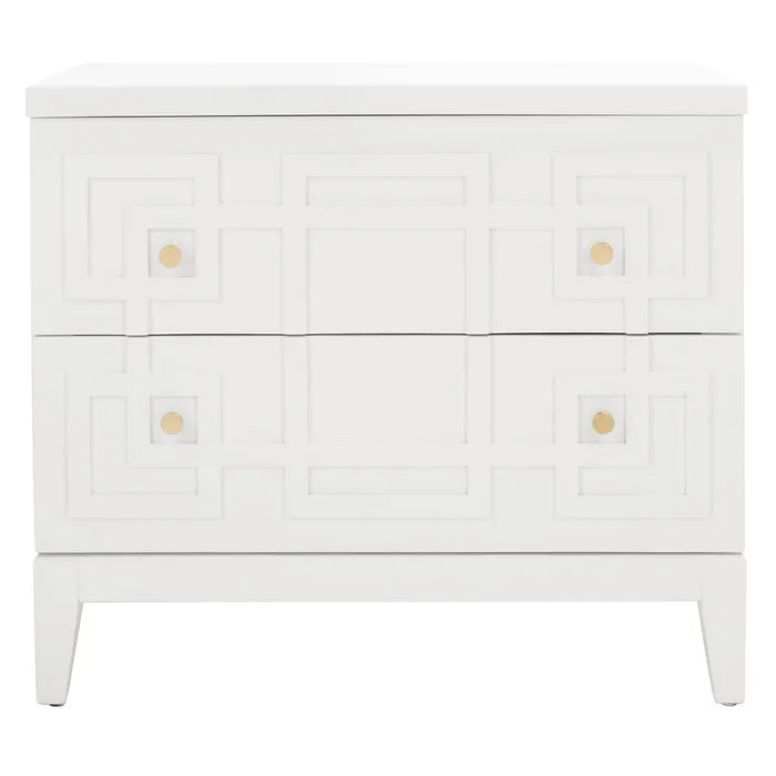 NightCraft White Beauty Bedside Table - Furnishiaa -  - 