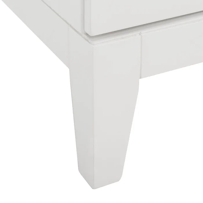 NightCraft White Beauty Bedside Table - Furnishiaa -  - 
