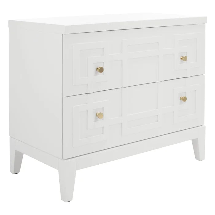 NightCraft White Beauty Bedside Table - Furnishiaa -  - 