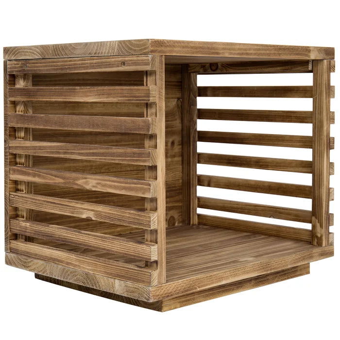 NightCraft Wooden Box Bedside Table - Furnishiaa -  - 