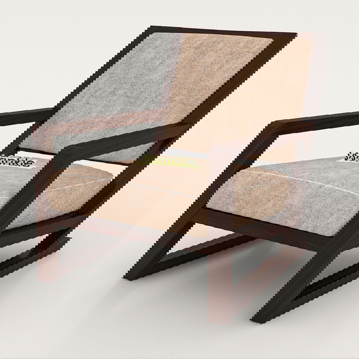 Nova Lounge Chair In Sheesham wood In Walnut Touch - Furnishiaa -  - 