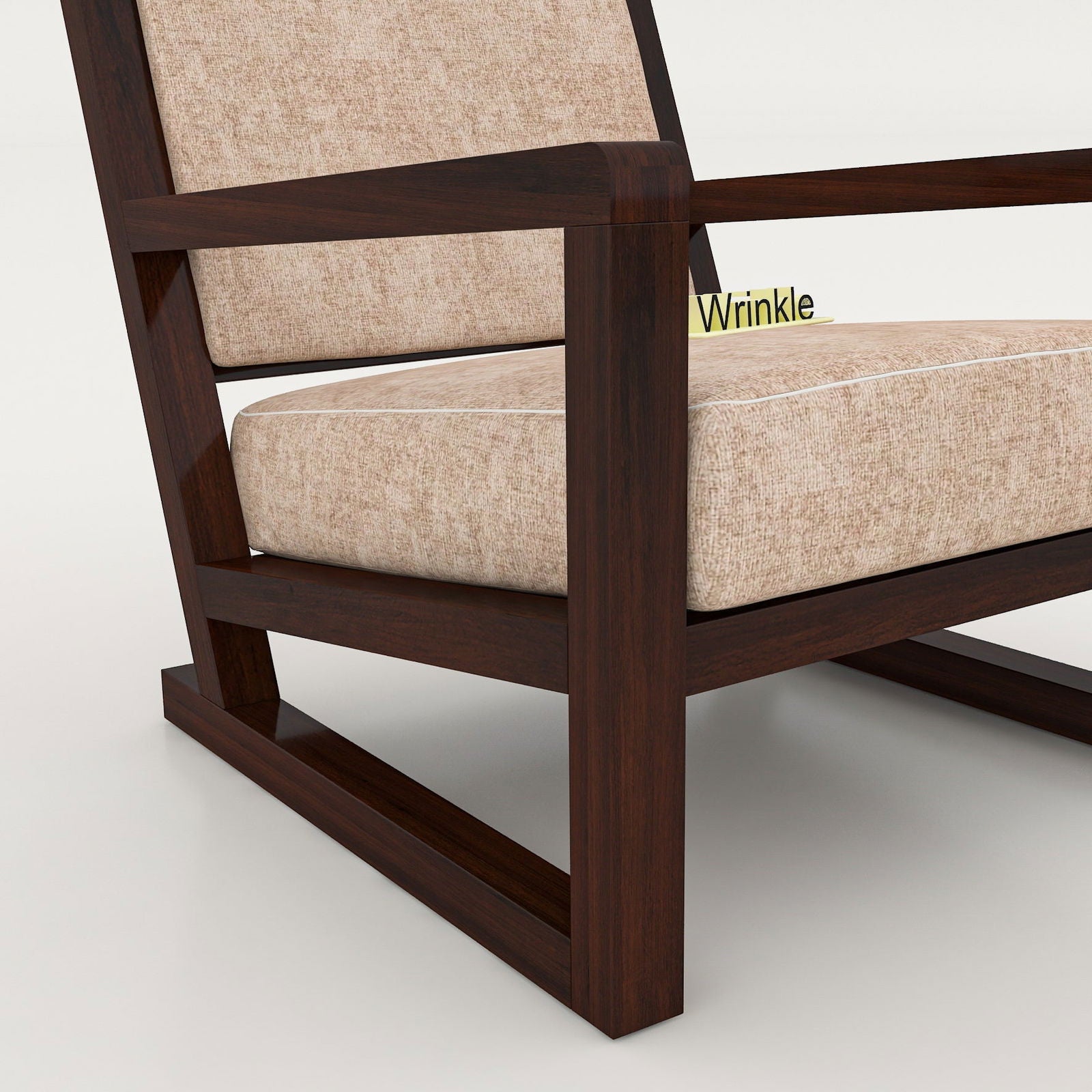 Nova Lounge Chair In Sheesham wood In Walnut Touch - Furnishiaa -  - 