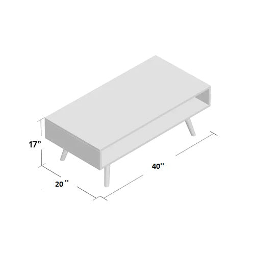 Orbicular Solid Sheesham Wood Simplistic Coffee Table - Furnishiaa -  - 