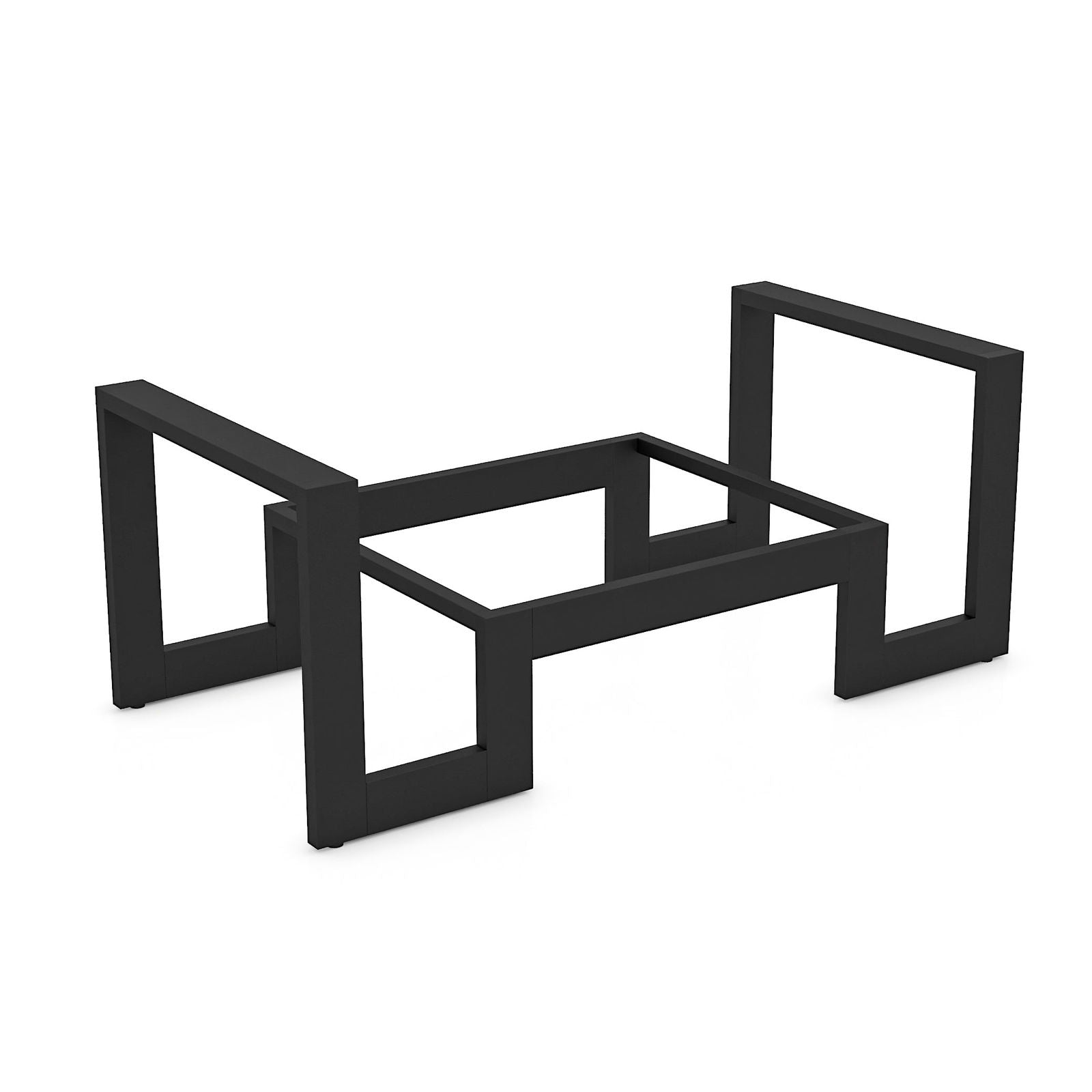 Rectangl Shaped Coffee Table Made With Solid Sheesham Wood and Iron Metal - Furnishiaa -  - 