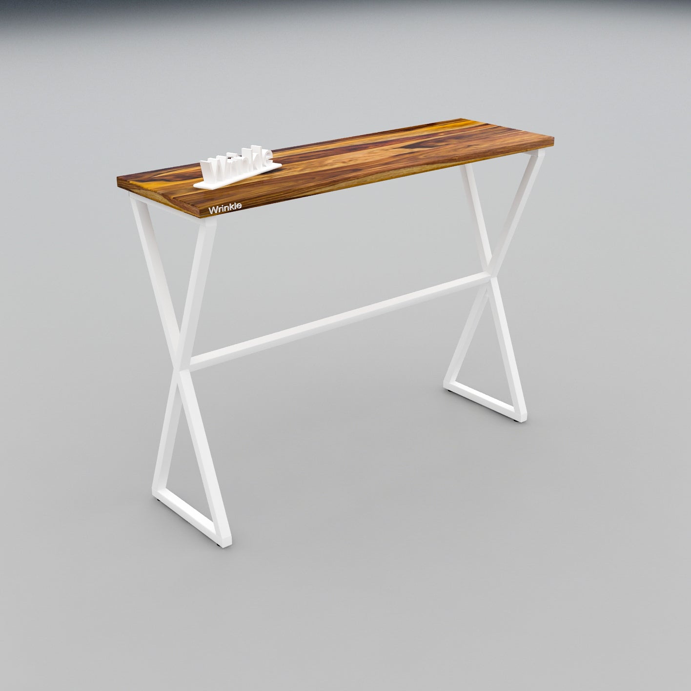 Rectangular Shaped Solid Sheesham Wood & iron Table - Furnishiaa -  - 