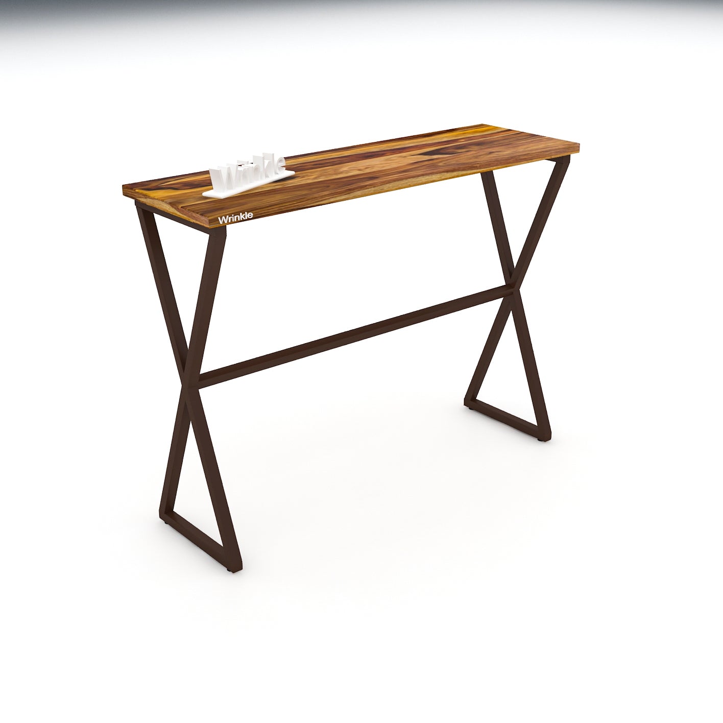 Rectangular Shaped Solid Sheesham Wood & iron Table - Furnishiaa -  - 