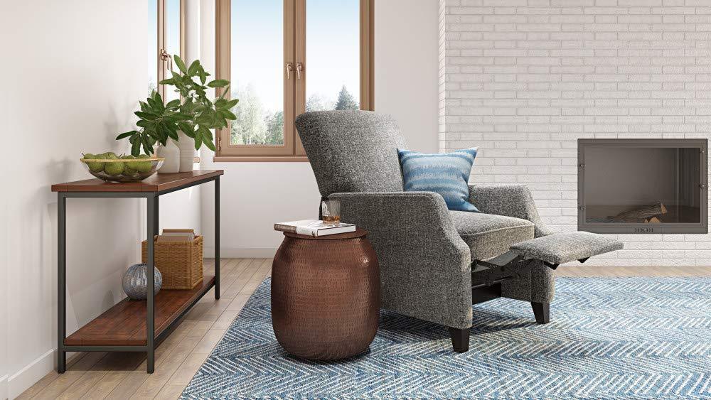 Sheesham Iron Frame Solid Wood Console Table for Living Room Side Table for Bedroom - Furnishiaa -  - 