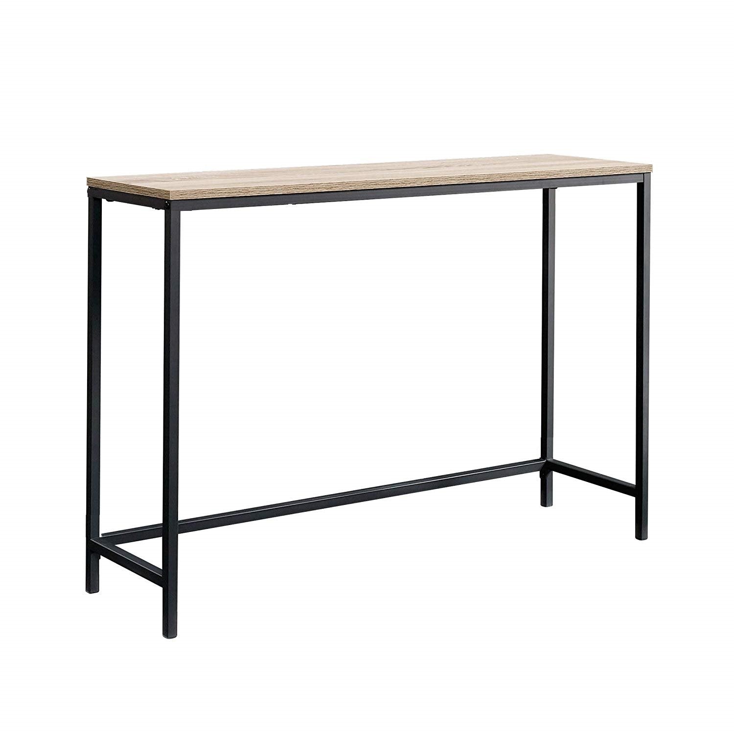 Sheesham Iron Frame Solid Wood Console Table for Living Room Side Table for Bedroom - Furnishiaa -  - 