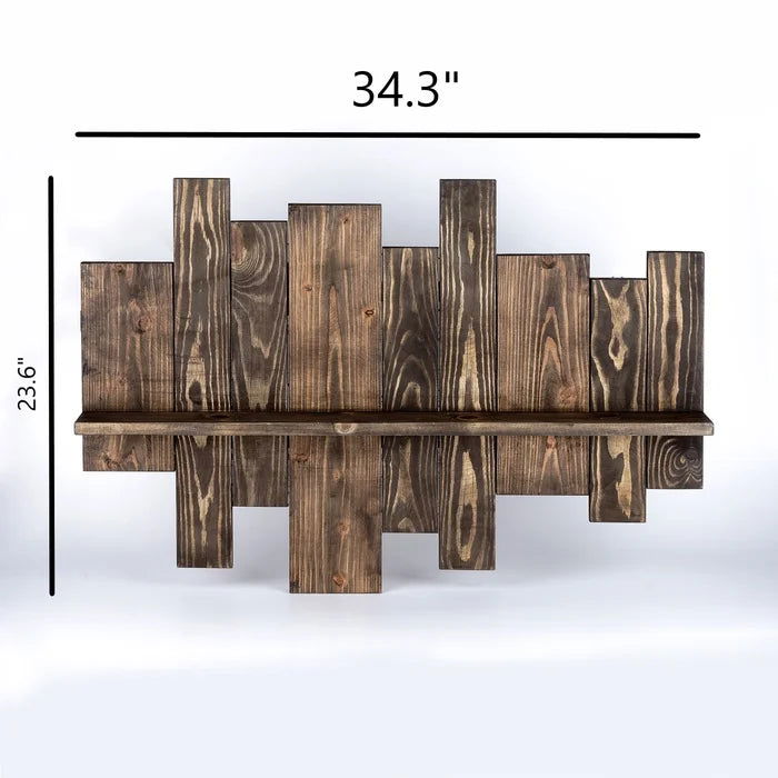 Sheesham Solid Wood Calindas Spruce Floating Shelf - Furnishiaa -  - 