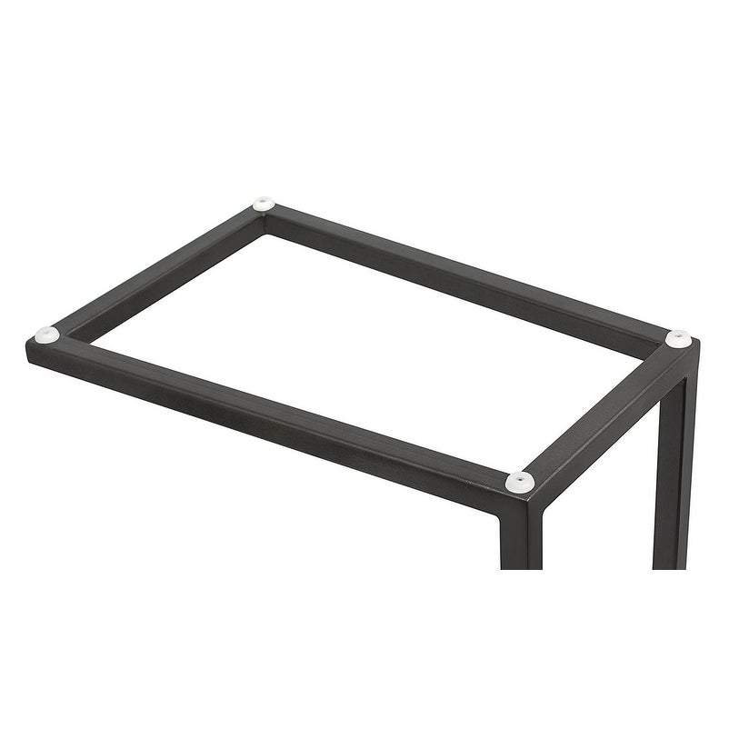 Sheesham Wood & Iron Bedside End Table For Home - Furnishiaa -  - 