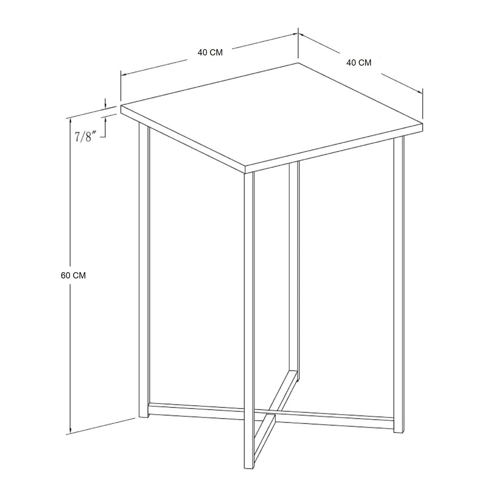 Sheesham Wood & Iron Bedside End Tables Night Stand Side Stool for Bedroom Living Room Home (Green and Honey Finish) - Furnishiaa -  - 